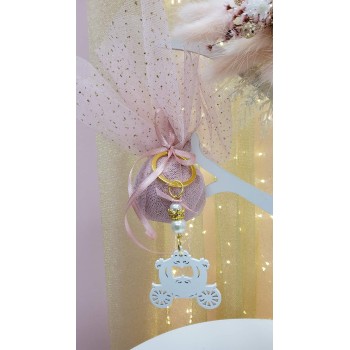 Carriage keychain favor