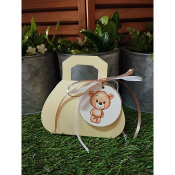 Teddy bear purse favor