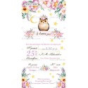 Owl invitation