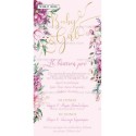 Floral invitation