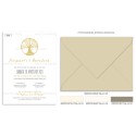 Tree of life wedding invitation