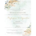 Pampas wedding invitation