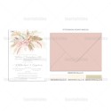 pampas wedding invitation