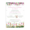 Wedding baptism invitation