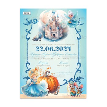 Cinderella papyrus invitation