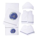 Monogrammed Baptism oilcloth