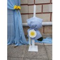 Baptism candle sun
