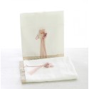 Baptism set for girls with the theme "Butterfly"