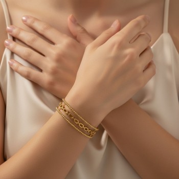 Steel bracelet