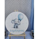Elephant baptism decoration