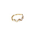 Steel pearl ring