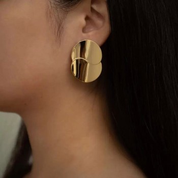 Steel earrings