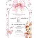 Προσκλητήριο bunny ballarina