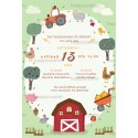 Baptism Invitation farm