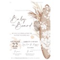 Boho Surf Baptism Invitation