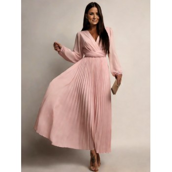 Maxi dress pleated