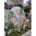 Στολισμός βάπτισης safari