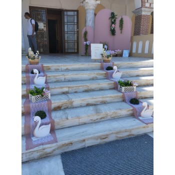 Στολισμός βάπτισης κυκνος